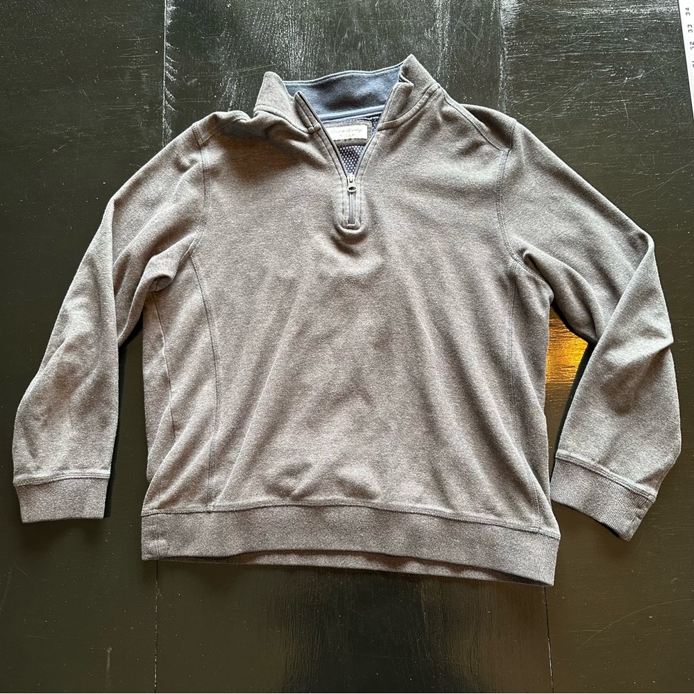 English Laundry Small Gray Zip Up Sweater